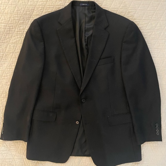 Other - HART SCHAFFNER & MARX Gold Trumpeter x Loro Piana Cashmere Jacket in Black 42 R‎